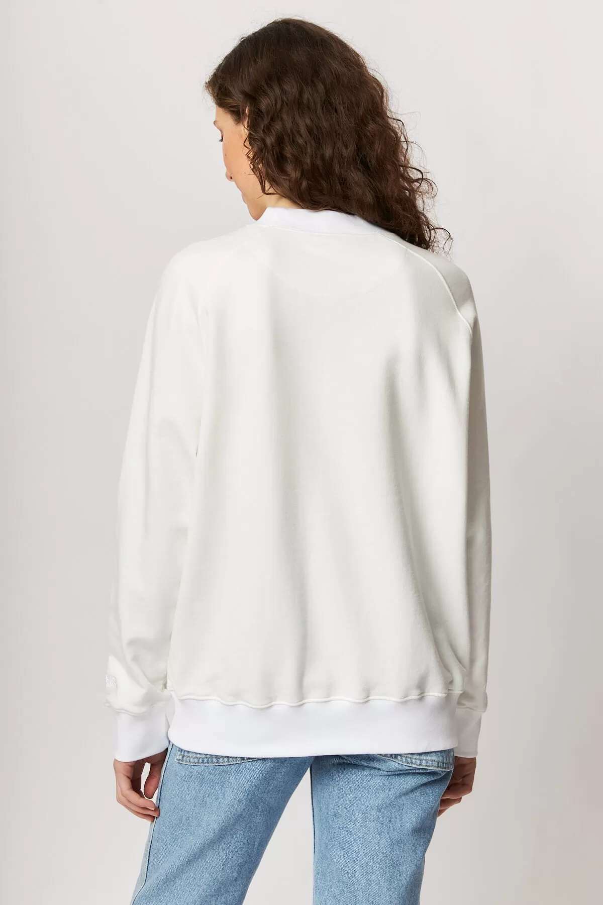 x The Wasted Hour Sweater White