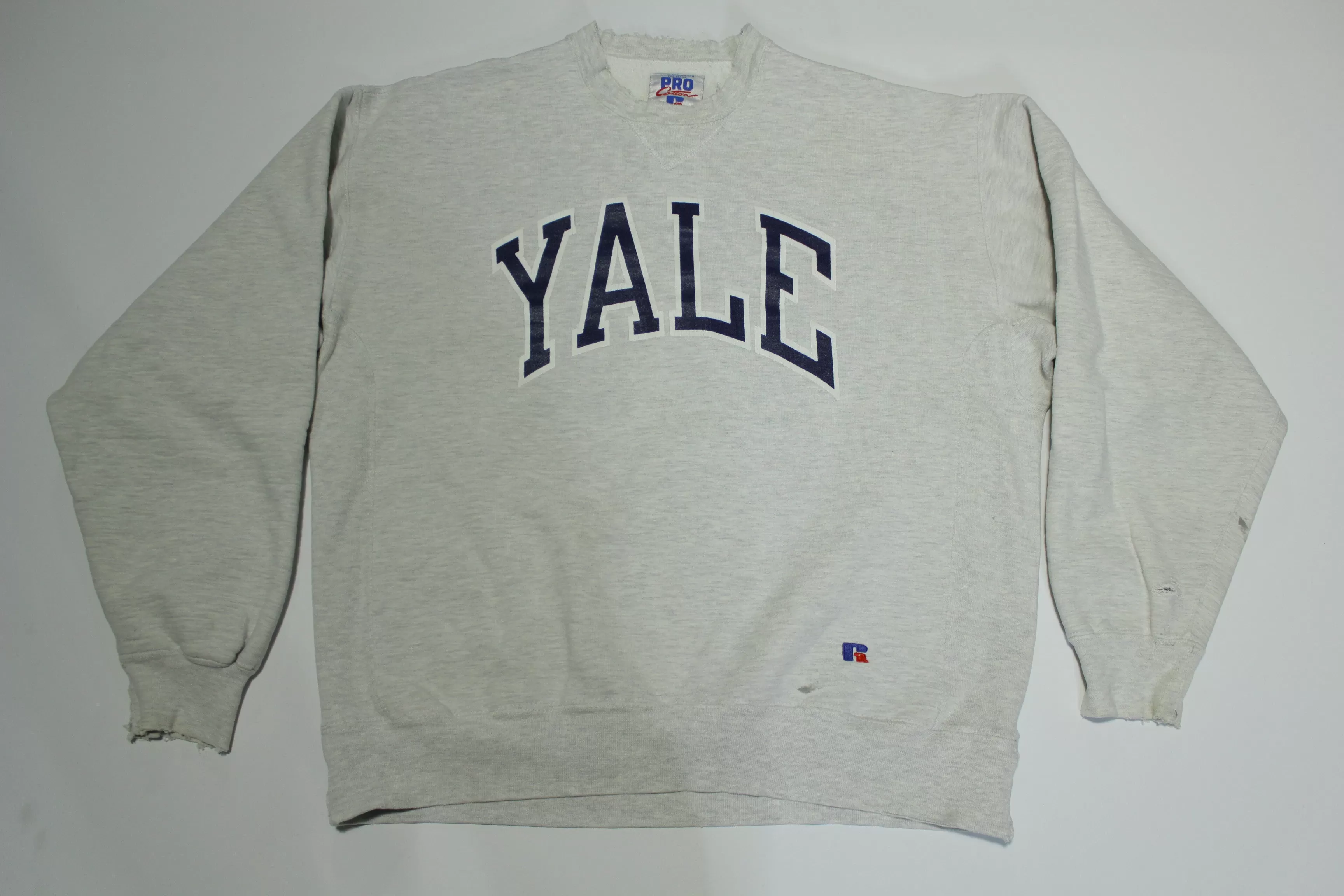 Yale University Vintage 90's Russell Pro Cotton Reverse Weave Crewneck Sweatshirt