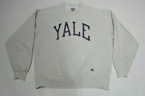 Yale University Vintage 90's Russell Pro Cotton Reverse Weave Crewneck Sweatshirt