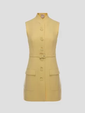 Yellow Paige Sleeveless Jacket