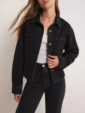 Z SUPPLY Cropped Denim Jacket