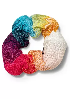 Zigzag Multicolour Scrunchie